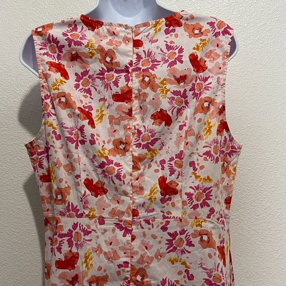 CHLOE + RENE Size Large Sun Dress Maxi Cutout Short Sleeve Floral Multi - NEW - Picture 7 of 16